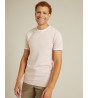 T-shirt Montsouris rose en coton épais