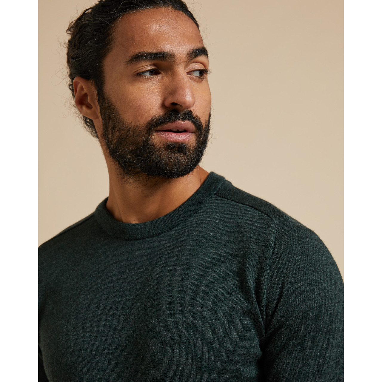 Pull col rond en laine mérino - Isaac