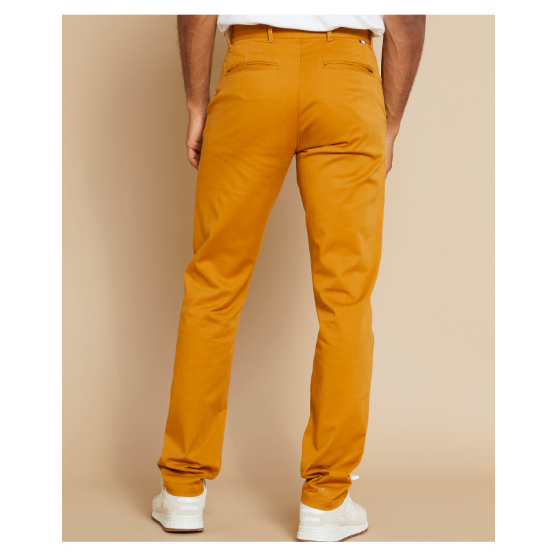 Pantalon chino jaune homme hotsell